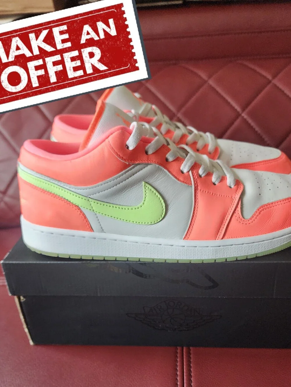 MENS AIR JORDAN 1 LOW SE - Size 13